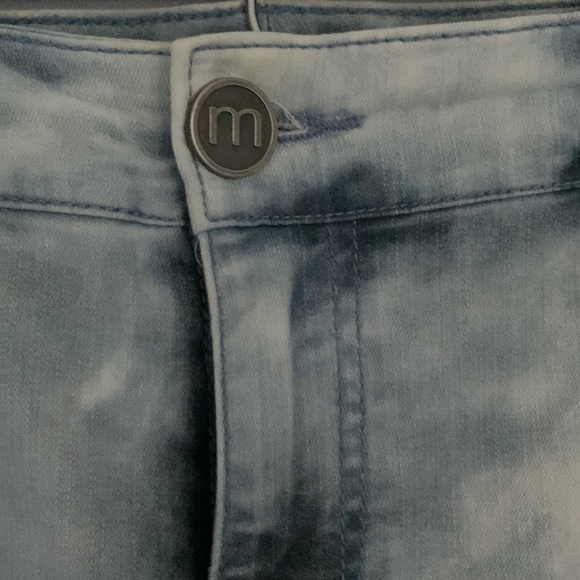 EUC Maurices Acid Wash White Denim Jeggings 3 Pocket Stretch Pants Jeans - Picture 2 of 5